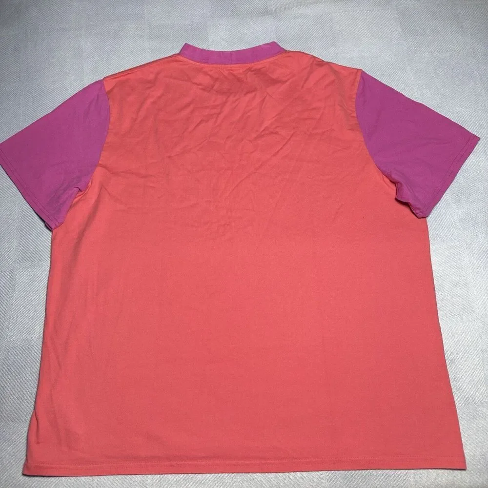 NEW GUESS Jeans USA Sean Wotherspoon Farmers Market Colorblock T-Shirt 2XL NWT - Picture 8 of 10